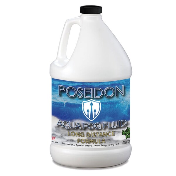 Poseidon Aqua Fog Fluid - Long Distance Formula - 1 Gallon